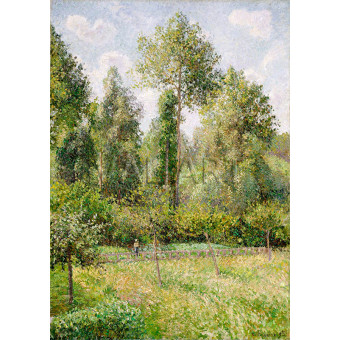 Репродукции на картини: Тополи, Ерани (1895) – Камий Писаро
